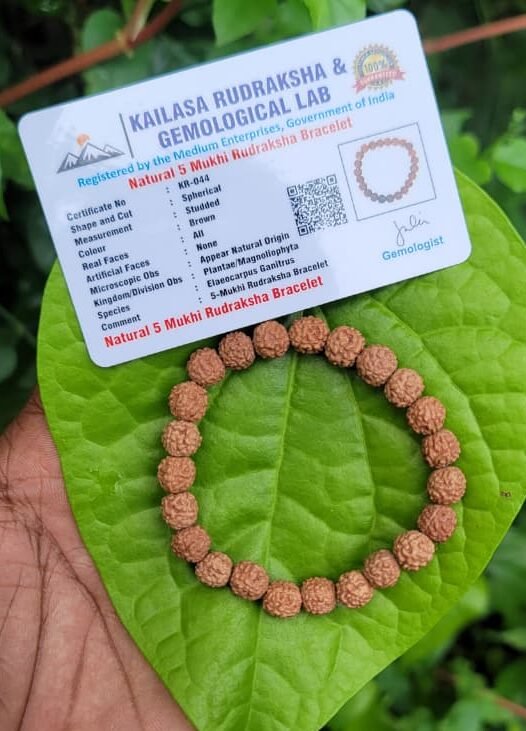 Rudraksha Bracelet 8mm
