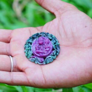Ruby Zoisite Hanuman Idol