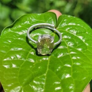 Yellow Sapphire Gem Ring (free size)