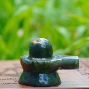 Labradorite Shivalinga 2.5inch(300gram)