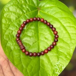 Redsandal Bracelet 6mm with Damaru