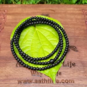 Karungali Malai – 5mm 108 beads in Elastic Band(plain)