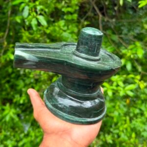 Green Stone (Emerald Shiva Lingam)1.2 kg