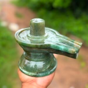Green Stone (Emerald Shiva Lingam)1.5 kg