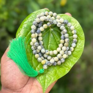 Serpentine Gemstone Mala 108 Pearls