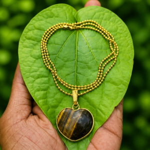 Gold Chain with Heart Pendant