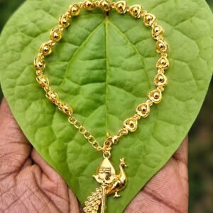 Vel Peacock Panchaloha(impon) Bracelet for Women