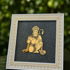Hanuman Ji Pyrite Frame