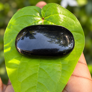 Black Obsidian Oval Stone