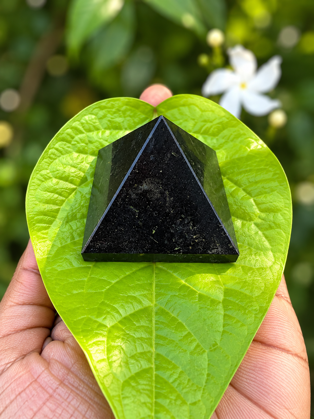 Black Tourmaline Pyramid